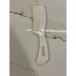 Vintage Clinique Comb Wide Tooth Hard‎ Plastic Detangling Hair 7" Wet Dry